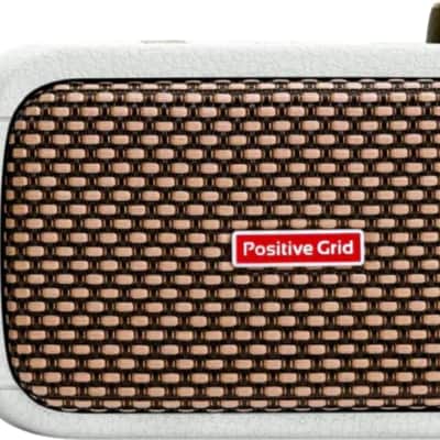 Positive Grid Spark GO Ultra-Portable Smart Guitar Amplifier, 5W, Pearl image 1