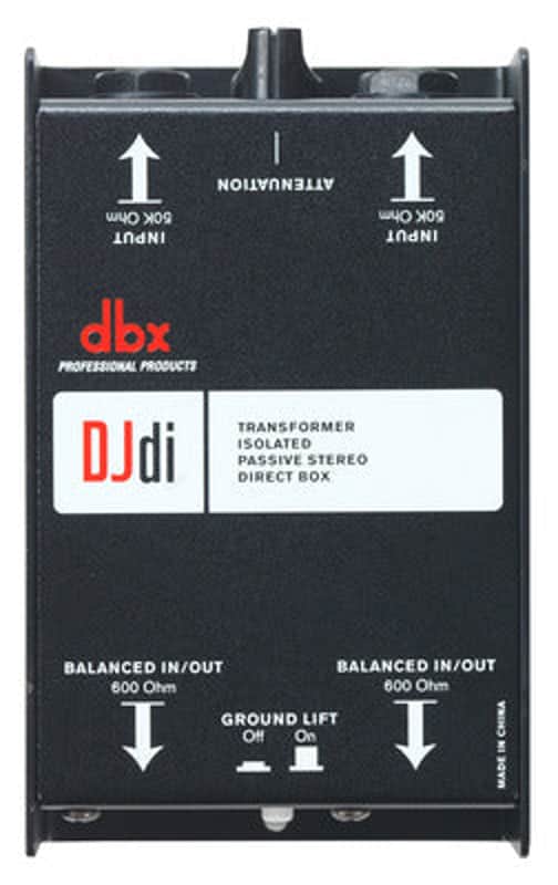 DBX DJDI 2-channel Passive Direct Box image 1