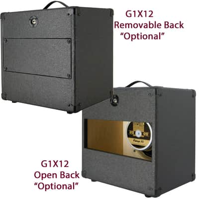 1X12 extension guitar speaker cabinet with 16 ohm Celestion G12K100 Charcoal Black tolex image 3