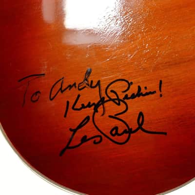 Gibson Les Paul Custom Vintage 1976 w/ Autographed By Les Paul & OHSC – Used 1976 - Cherry Burst image 13
