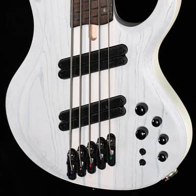 Ibanez Bass Workshop BTB865MS 5-string Bass Transparent White Flat (875) image 1