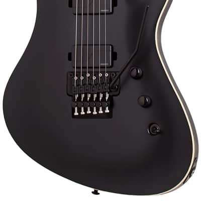 Schecter Avenger FR SLS Elite Evil Twin Satin Black image 1
