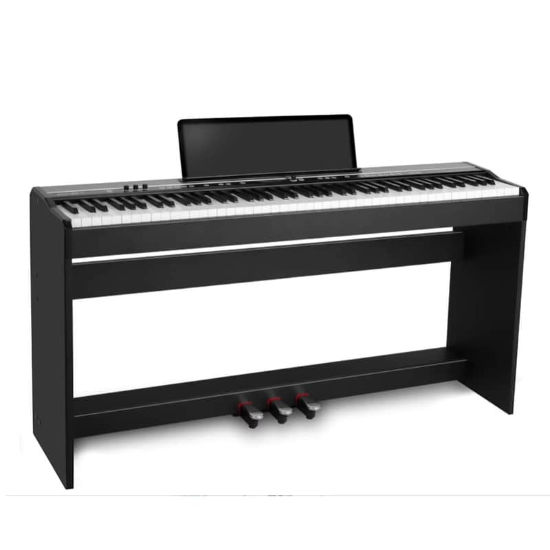 D5 Portable 88-Key Digital Piano | Weighted Hammer Action Keyboard with 3 Pedals, USB/MIDI – For Adults & Kids image 1