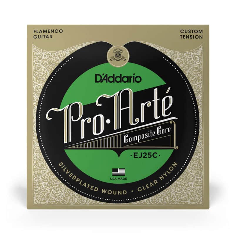 D'Addario EJ25C Pro-Arte Clear Nylon Composite Flamenco Guitar Strings image 1