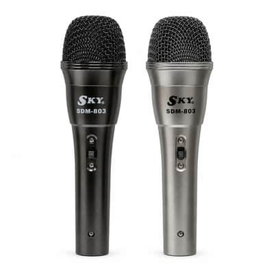 Sky SDM-803 Heavy Duty Dynamic Dual Pack (2 Microphones) Microphones with Cabless image 1