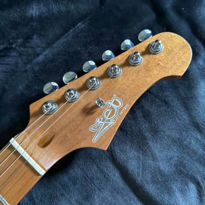 Jet Guitars JS-400 JS400 LPB, HSS Ceramic pickups, solid basswood body, 22 frets roasted maple neck, 2 point tremolo Free Setup image 5