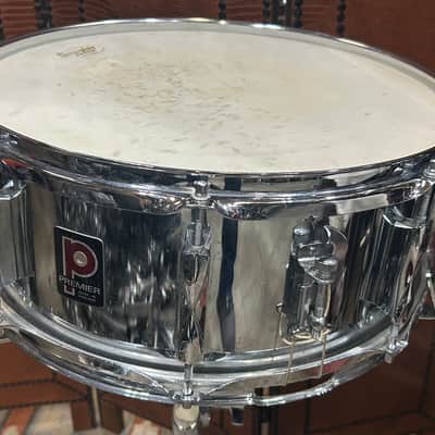 Premier 5X14" steel snare drum (TL-416) 60's - chrome image 1