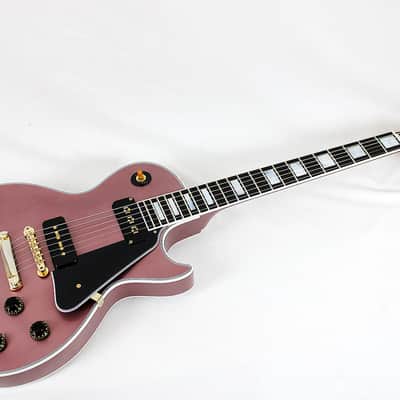 2024 Gibson Custom Shop Made 2 Measure '54 Les Paul Custom Reissue - Heather Mist Poly image 4