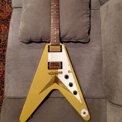 Gibson Custom Shop Flying V 59 Reissue T.V. Yellow W/ OHSC & COA image 6