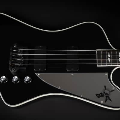 2022 Gibson Gene Simmons Signature G2 Thunderbird - Ebony | USA Kiss Ebony Fretboard | CoA OHSC image 4