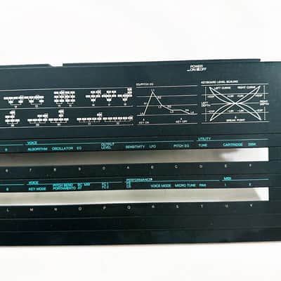 YAMAHA DX7 IIFD Original Top Side Frame Panel. Great Condition ! image 6