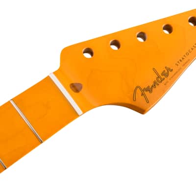 Fender Classic Series '50s Stratocaster Neck Lacquer Finish 21 Vintage Frets Soft "V" Shape Maple FB image 3