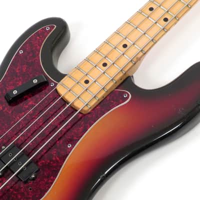 1973 Fender Precision Bass Left Handed - Sunburst Lefty Bass image 7