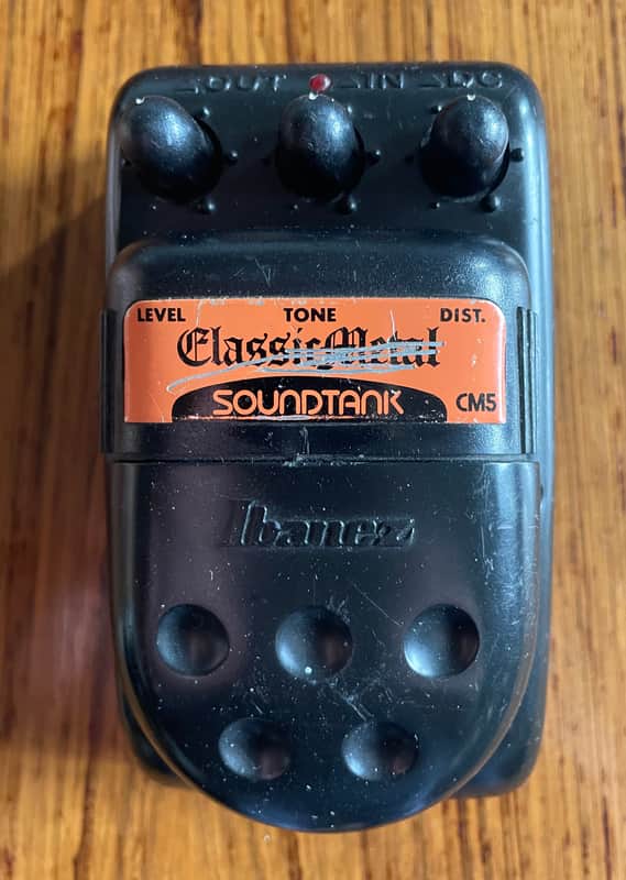Ibanez CM5 Classic Metal Distortion 1990s - Black image 1