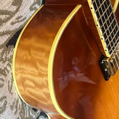 McKerrihan Monk - Master Luthier Handbuilt 16” Archtop - No F-Holes - Carved Spruce Top - Quilted Maple Back+Sides w/OHSC image 7