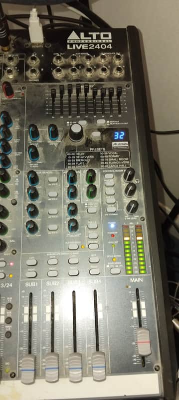 SPARES OR REPAIR: Alto Professional 2404 analogue mixer 2010s - Good image 1