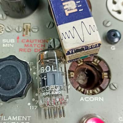 60s TUNG-SOL / BRIMAR 6DJ8 ECC88 electron tube image 2