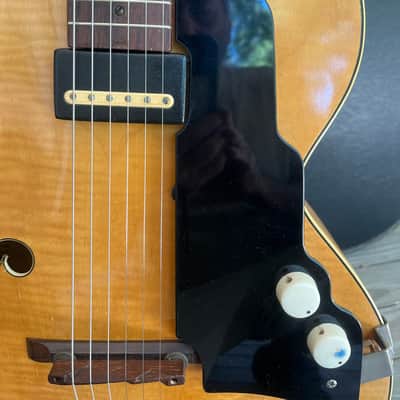 National Hollow Jazz Guitar Model 1120 mid 1950s - Natural Gloss image 8