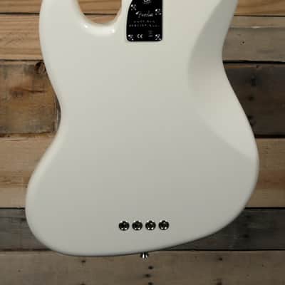 Fender American  Professional II Jazz Bass Olympic White w/ Case & Rosewood Fretboard image 3