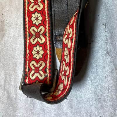 Ace Products Red and White Flower Strap 1960s Red/White image 1