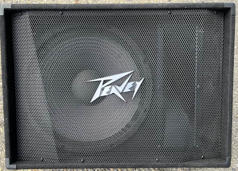 Pair of Peavey PV 15M 2-way Stage Monitor 2010s - Black image 1