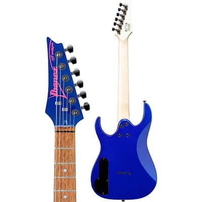 Ibanez PGMM11-JB Paul Gilbert Signature miKro 6-String Solid Body Electric Guitar with Jatoba Fretboard, Right-Handed, Jewel Blue image 3