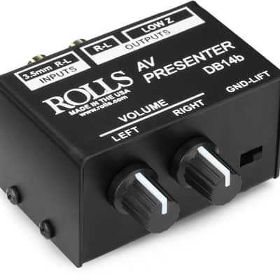 Rolls DB14b AV Presenter Stereo Patch Direct Box image 1