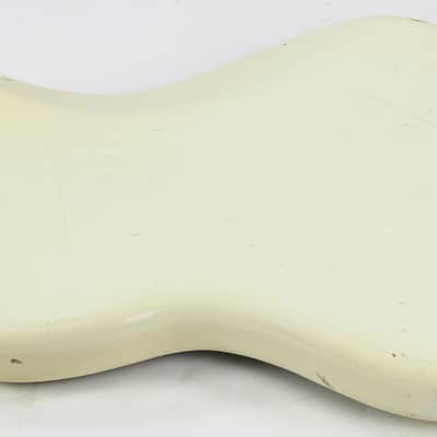 1962 Fender Jaguar Factory Custom Color OLYMPIC WHITE Pre-CBS w Original Brown Case & Strap image 18