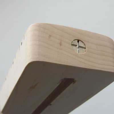 SALE* 1-Piece /Telecaster 21 JUMBO Frets/RAW Unfinished /Jumbo Frets/ Guitar Neck- Fits Fender/Warmoth TELE image 8