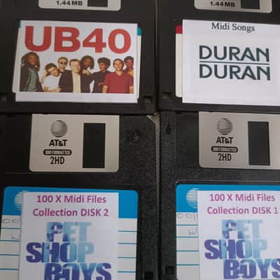 Midi Song Diskettes - Retro Midi Songs Files Floppy Disk - Large Collection image 20