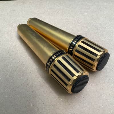 2x Sennheiser GOLD MD 415 N / nice set Vintage made in Germany 70’s Ultra rare GOLD version microphone set ! image 7