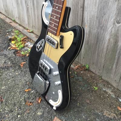 Meazzi Jupiter Vintage Bass Made in Italy 1964 Black image 7