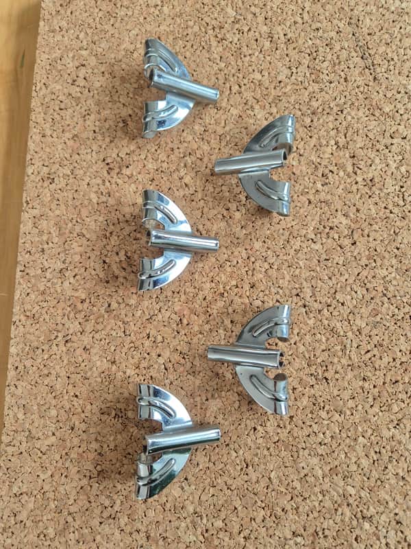 Sonor Performer Bassdrum Claws ~1980 - Chrome image 1