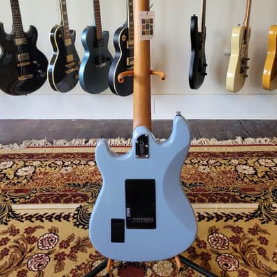 Sterling by Music Man Cutlass Plus CT50HSS - Aqua Grey w/ Roasted Maple Neck & Block Inlays image 5