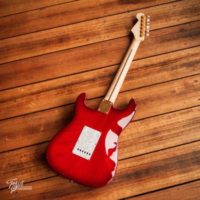 Fender Japan Richie Kotzen Stratocaster STR-RK Transparent Red Burst 2011 image 4