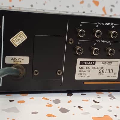 TEAC Model 2A mixing console + TEAC MB-20 bridge with VU meters (Tascam) image 19