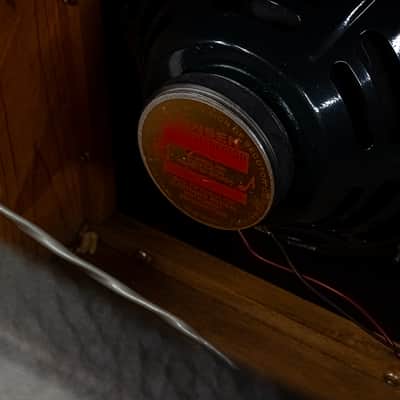 1966 Fender Bassman AA165 Blackface Tube Amp Head & Cabinet Jensen C12Q image 7