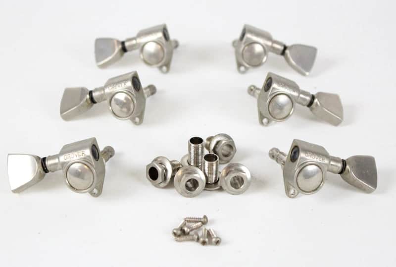 1986 Gibson Les Paul Standard GROVER Nickel Tuners Set Original 1980s USA image 1