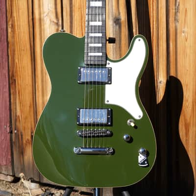 Schecter DIAMOND SERIES Jack Fowler PT Drab Green 6-String Electric Guitar image 1