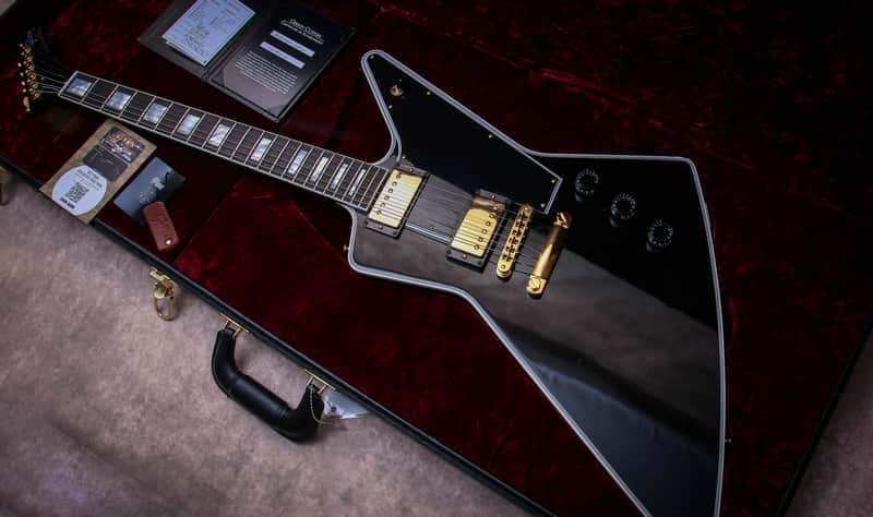 GIBSON USA Custom Shop Explorer Custom "Ebony Gloss + Ebony" (2024)