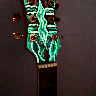 HIDE 煙花結他 Luminous Glow Guitar Fernandes MG 450X 120X 70x 80x 280x 125s 140x 165x 180 ultimate paint Hide Matsumoto Burny松本秀人モデル Electric Guitar 吉他。Hide city We are X Japan visual Rock UV paint。橫須賀劍齒虎 Anime Luna Sea LEMONeD NANA 🦋🏝🌷🧚🏻‍♀️ image 6