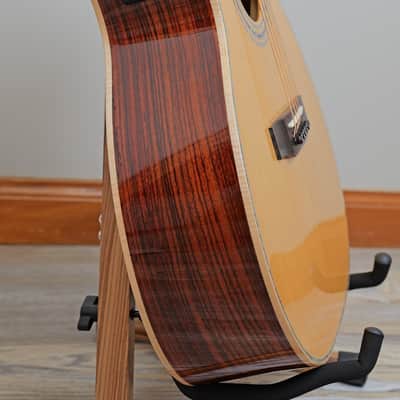 Zager ZAD900CE OM Style Acoustic Electric with Fishman Aura Pro Electronics + Case, Extra Strings & Strap image 12