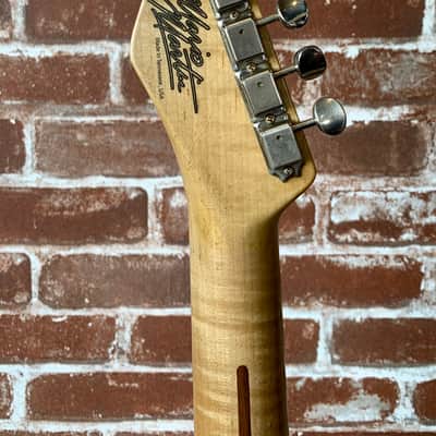 Mario Guitars T-Style 2020/New, Nocaster Blonde w/ AAA 1/4" Sawn Flame Maple Neck (5lbs 9oz) Authori image 11
