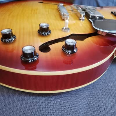 Epiphone ES-335 Figured 1G [Flame Maple /Iced Tea] | Serial No. 21021530504 image 10