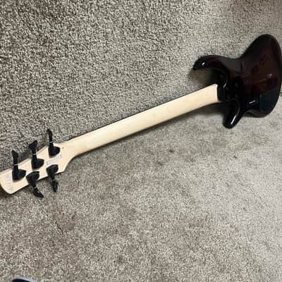 Ibanez GSR205SM-CNB Gio 5-String Charcoal Brown Burst image 10