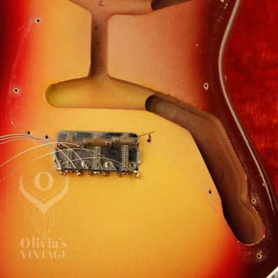 original 1962 Fender Duo-Sonic SLAB BOARD Shaded Sunburst/Maroonburst HANG TAG! image 23