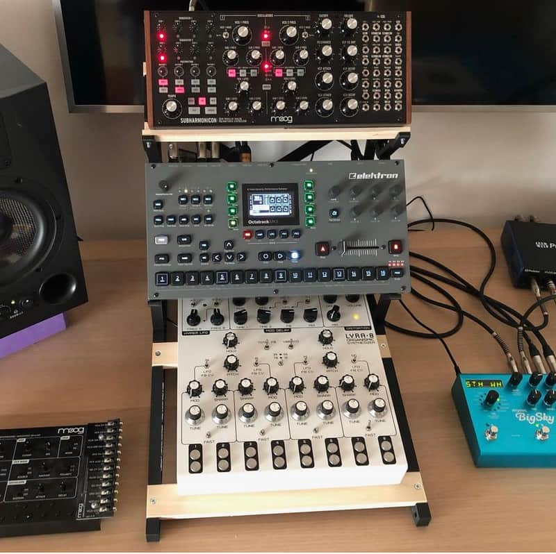 Stand for Moog subharmonicon, Elektron, Lyra8 -3dstudiofurniture image 1