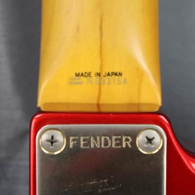 Fender stratocaster ST-62G US 1993 - CAR Candy Apple Red - Japan Import image 9