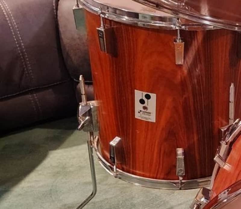 Sonor Phonic Rosewood Veneer 16x16 Floor Tom image 1