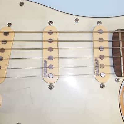 Vintage V-6 Strat style 1995-2020 Blue Road Worn image 4